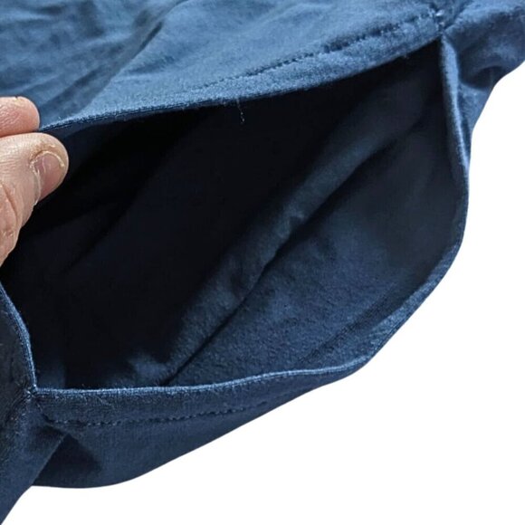 EILEEN FISHER Fir Blue Ballet Neck Viscose Jersey High Low Slip Dress Size S - Picture 4 of 6